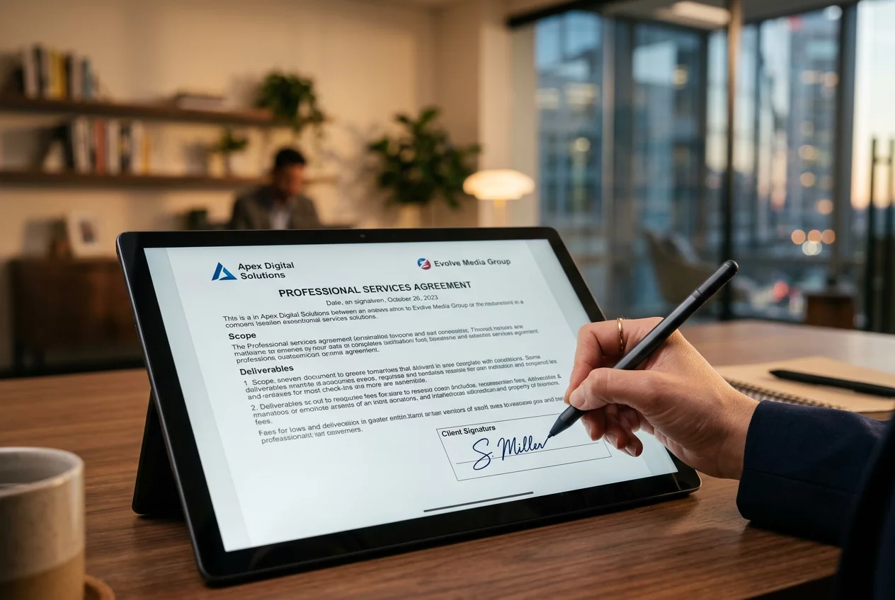 Secure Digital Signature Integration